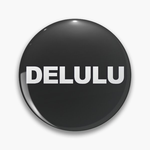 Item preview, DELULU — White Minimal Bold Type Statement designed and sold by WORDPAUSE.