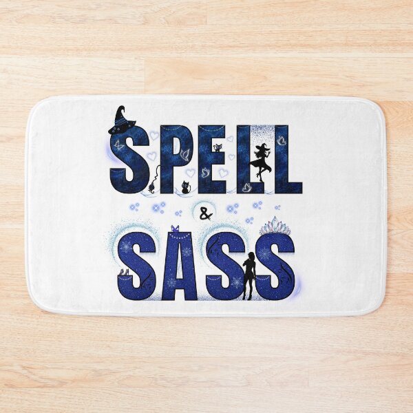 Artikelvorschau, Spell & Sass – Himmlisches blaues Magiedesign entworfen und verkauft von PixelByHajni.