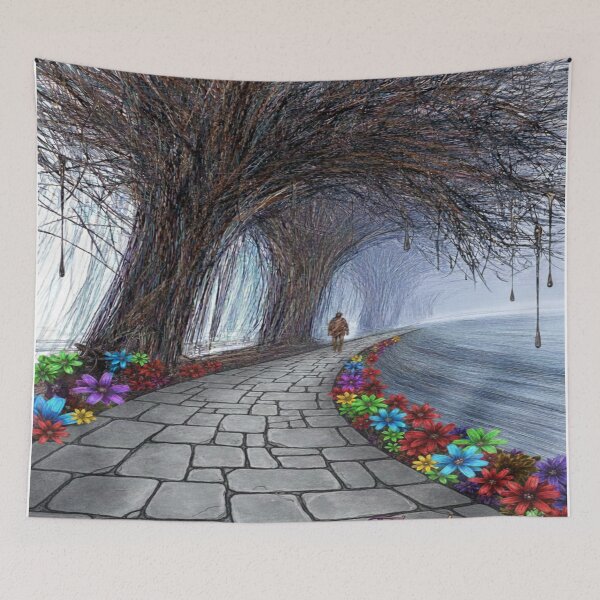 Item preview, Floral Path to the love forest  designed and sold by The-design24.
