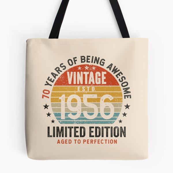 Item preview, 70th Birthday Vintage 1956 Sunset Awesome 70 Years designed and sold by eclecTEEq.