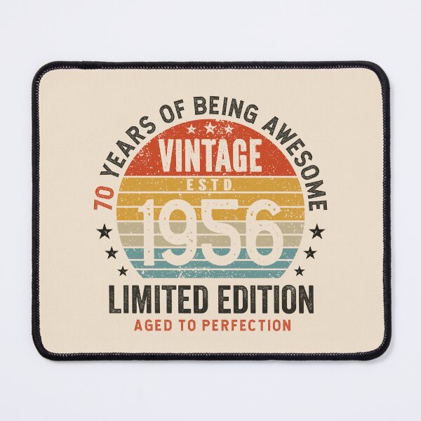 Item preview, 70th Birthday Vintage 1956 Sunset Awesome 70 Years designed and sold by eclecTEEq.