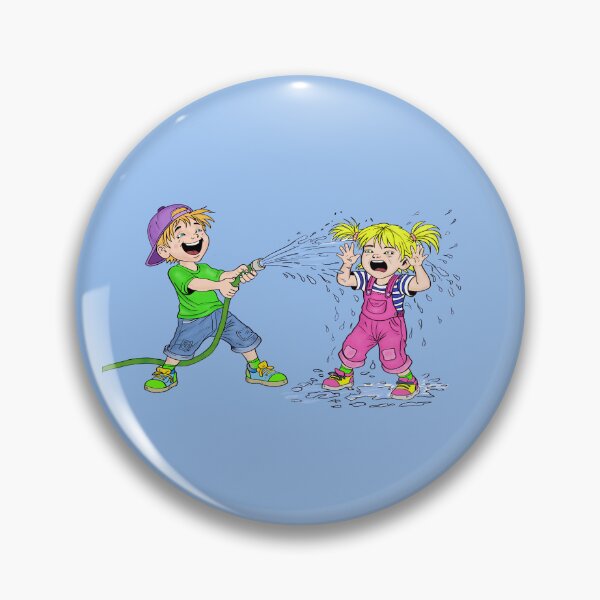 Item preview, Children playing with water... designed and sold by chromyral-creations.