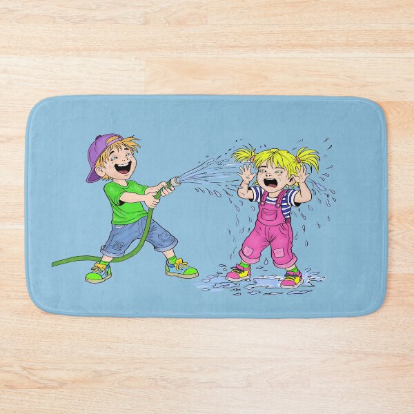 Item preview, Children playing with water... designed and sold by chromyral-creations.