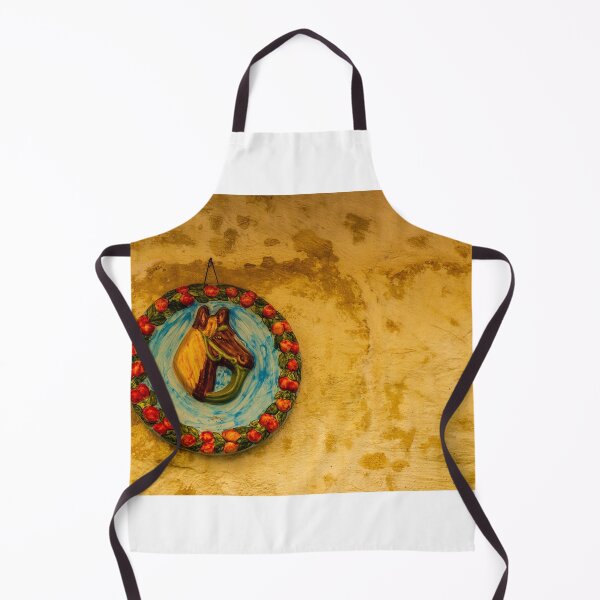 Item preview, Decorative Ceramic Plate With Painted Horse Design Hanging on Rustic Wall designed and sold by Nmallia.