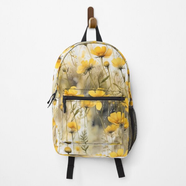 Item preview, Wildflower Field Seamless Pattern – Yellow Floral Botanical Repeat designed and sold by sana designer.