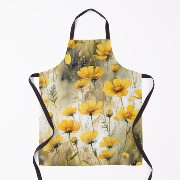 Item preview,  Wildflower Field Seamless Pattern – Yellow Floral Botanical Repeat designed and sold by sana designer.
