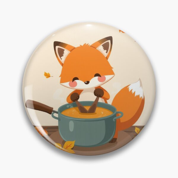 Item preview, Cozy Fox Autumn T-Shirt | Cute Fox Stirring Pumpkin Soup designed and sold by ArmaanArts.