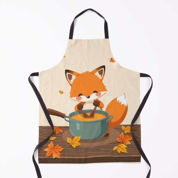 Item preview, Cozy Fox Autumn T-Shirt | Cute Fox Stirring Pumpkin Soup designed and sold by ArmaanArts.