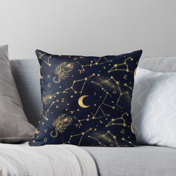 Artikelvorschau, Celestial Gold - Sternzeichen & Kosmos Muster entworfen und verkauft von Neon Nature Studio.
