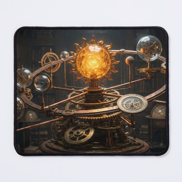 Item preview, Mechanical Cosmos - Steampunk Solar System Orrery designed and sold by Neon Nature Studio.