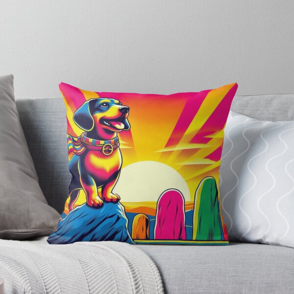 Item preview, Heroic Neon Dog – Pop Art Adventure Design designed and sold by Dogandesighn.