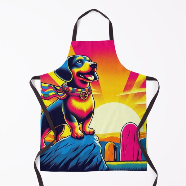 Item preview, Heroic Neon Dog – Pop Art Adventure Design designed and sold by Dogandesighn.