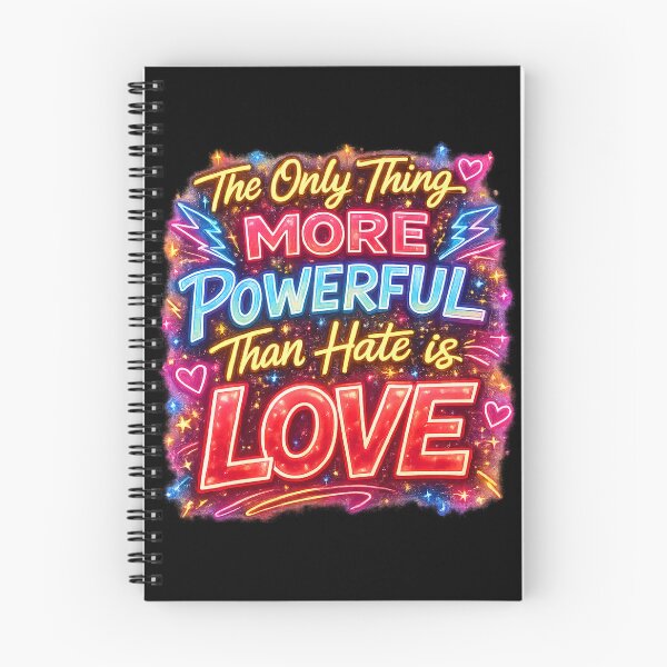 Item preview, The only thing more powerful than hate is love v1 designed and sold by TomelaGio.
