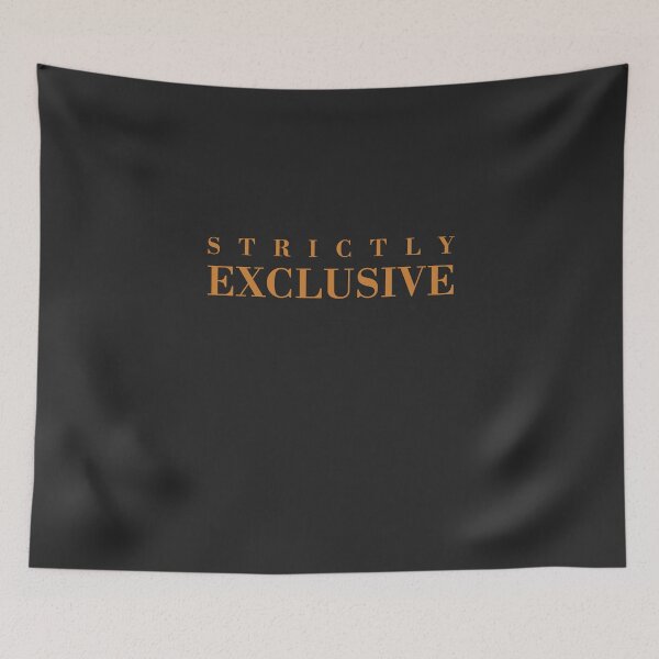 Item preview, Strictly Exclusive™ | Antique Bronze - Heavyweight Collection | Minimalist Typography designed and sold by Rasamore™ Studios | Minimalist Art.