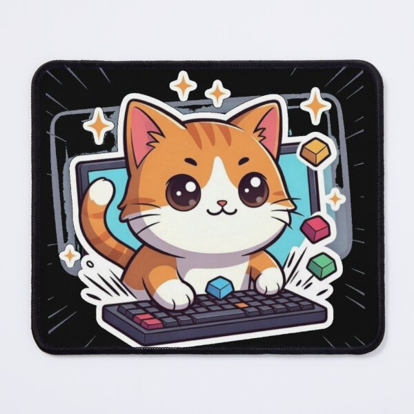 Item preview, Geek cat designed and sold by UrbanView.