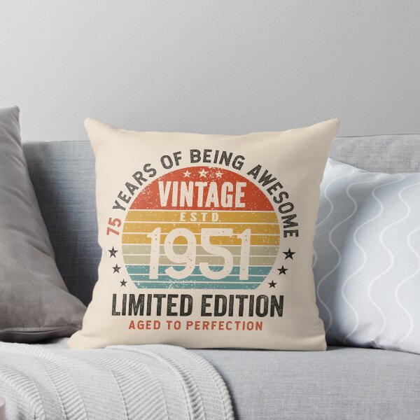 Item preview, 75th Birthday Vintage 1951 Sunset Awesome 75 Years designed and sold by eclecTEEq.