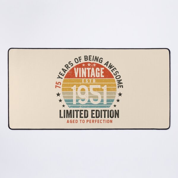 Item preview, 75th Birthday Vintage 1951 Sunset Awesome 75 Years designed and sold by eclecTEEq.