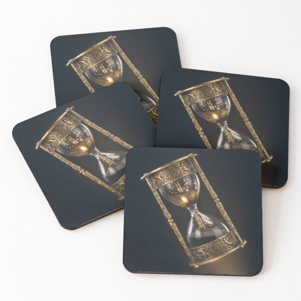 Item preview, Timeless Gold - Mystical Hourglass & Memento Mori designed and sold by Neon Nature Studio.