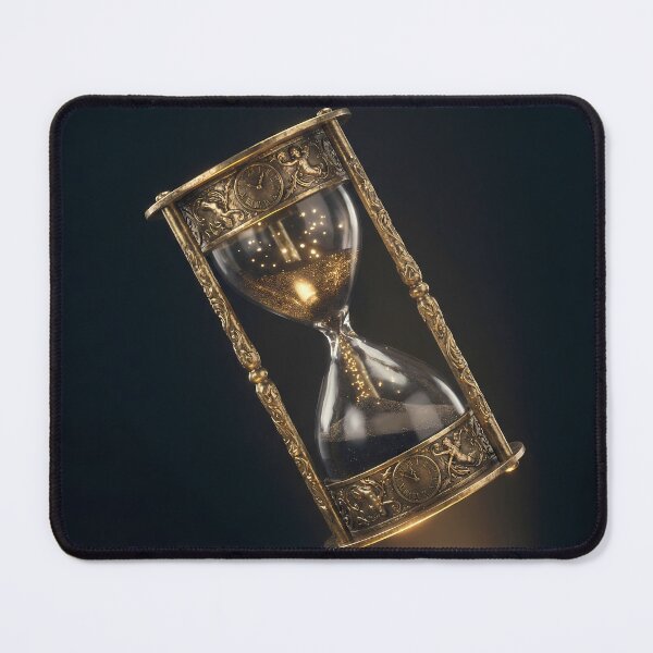 Item preview, Timeless Gold - Mystical Hourglass & Memento Mori designed and sold by Neon Nature Studio.