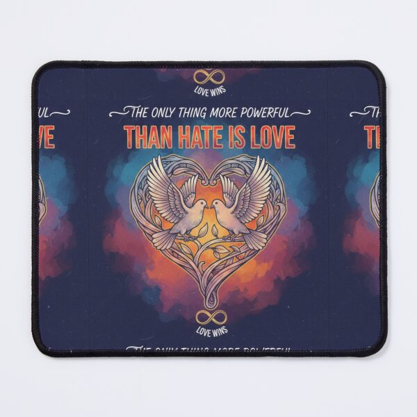 Item preview, The only thing more powerful than hate is love designed and sold by Tablotique.