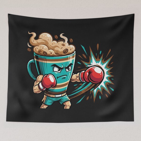 Item preview, Caffeinated Knockout Art designed and sold by AwesomeBeyondLimits.