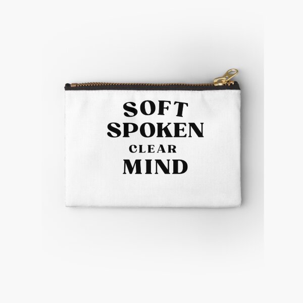 Item preview, Soft Spoken Clear Mind Quote designed and sold by Bongsheila.