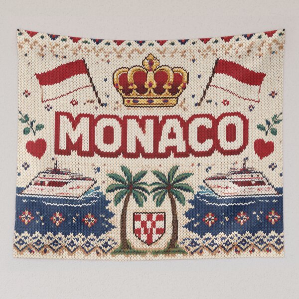 Item preview, Monaco Yacht Life Luxury Holiday in a Knit Pattern designed and sold by Mauswohn.