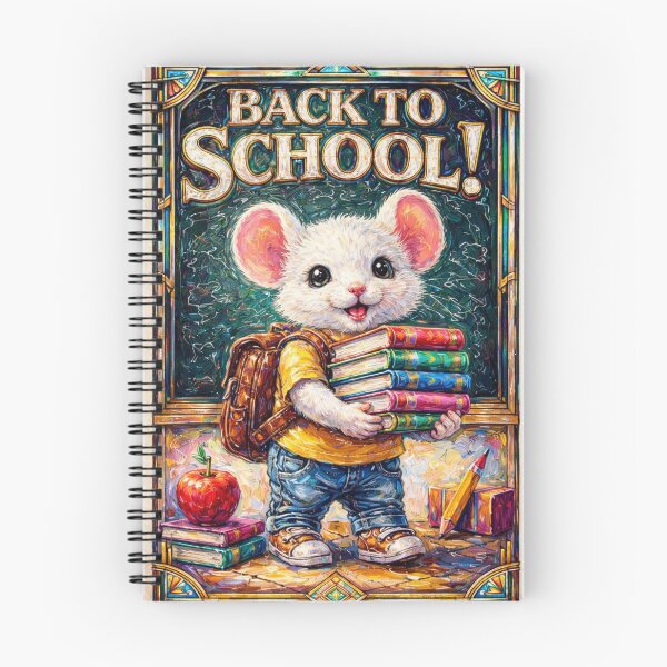 Item preview, Lindo ratón de regreso a clases designed and sold by VFWChuck.