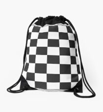 Chessboard Drawstring Bag