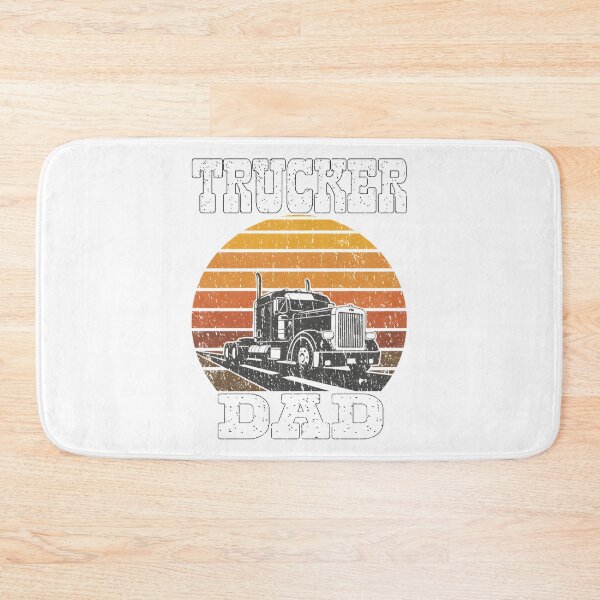 Item preview, Trucker Dad Retro Vintage Sunset Semi Truck Driver Father's Day  designed and sold by Jt41.