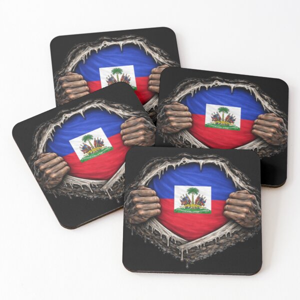 Item preview, Haiti Flag Streetwear – Ripped Flag Design – Caribbean Pride Urban Art designed and sold by West indian touch.
