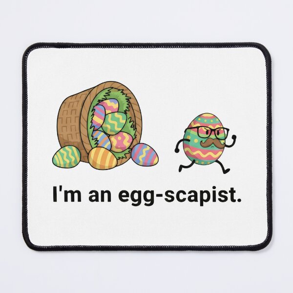 Item preview, I'm an Egg-scapist - Funny Running Easter Egg designed and sold by Studio23:45.