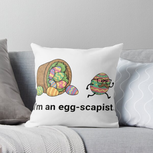 Item preview, I'm an Egg-scapist - Funny Running Easter Egg designed and sold by Studio23:45.