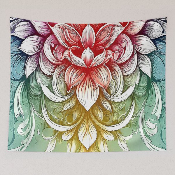 Item preview, Pattern of big flower from high. designed and sold by Giulivo Store Graphic.