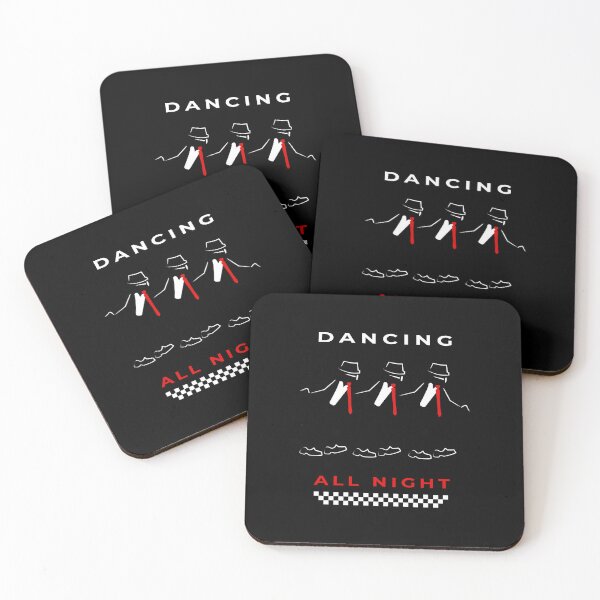 Item preview, Dancing All Night - Vintage Ska Minimalist Design designed and sold by unique art and design.