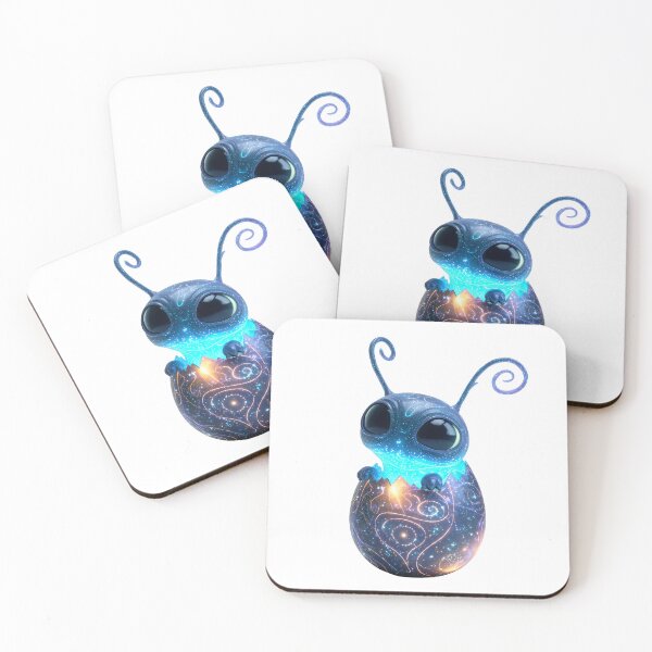 Item preview, Cosmic Magic Hatchling - Cute Galaxy Easter Egg Fantasy Art designed and sold by Hakubiya.