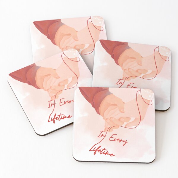 Item preview, In Every Lifetime – Red Thread of Fate Couple Illustration designed and sold by simpleyetcanva.