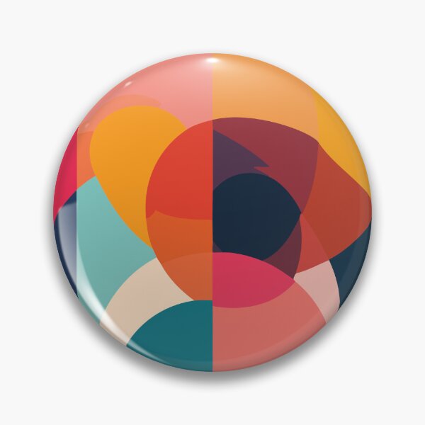 Item preview, Colorful Abstract Circles – Modern Geometric Overlap Design designed and sold by Genzify.
