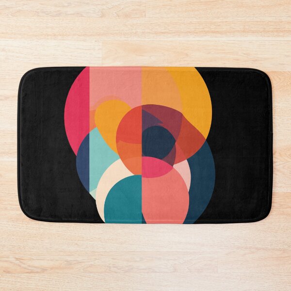 Item preview, Colorful Abstract Circles – Modern Geometric Overlap Design designed and sold by Genzify.