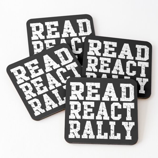 Item preview, READ REACT RALLY rally co-driver rally driver motorsport fans rallying fans pace notes designed and sold by Jt41.