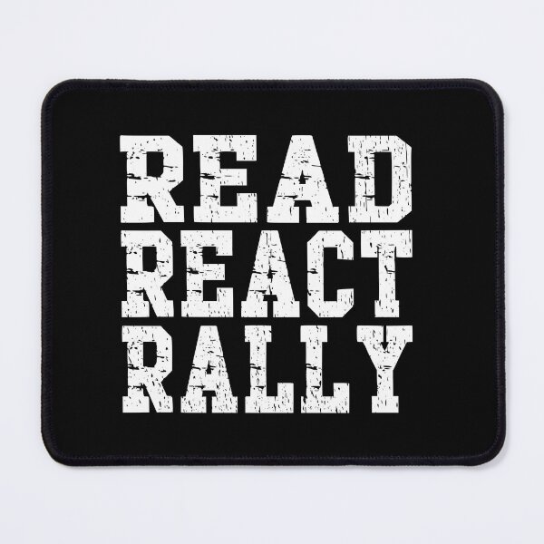 Item preview, READ REACT RALLY rally co-driver rally driver motorsport fans rallying fans pace notes designed and sold by Jt41.