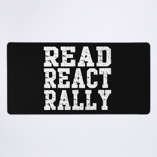 Item preview, READ REACT RALLY rally co-driver rally driver motorsport fans rallying fans pace notes designed and sold by Jt41.