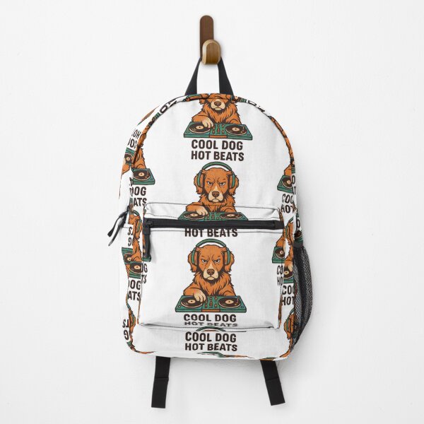 Item preview, DJ Toller: Cool Dog - Hot Beats Retro Retriever designed and sold by Pineapple-Tree.