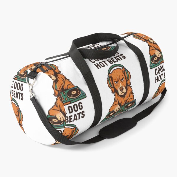 Item preview, DJ Toller: Cool Dog - Hot Beats Retro Retriever designed and sold by Pineapple-Tree.
