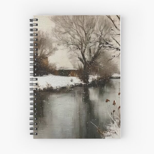 Item preview, Snowy Riverbank Scene designed and sold by lautir.