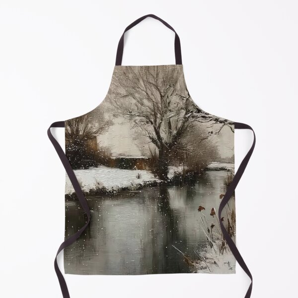 Item preview, Snowy Riverbank Scene designed and sold by lautir.