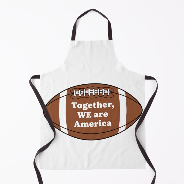 Item preview, Together WE are America - Patriotic Football Unity Typography designed and sold by axiksa10.