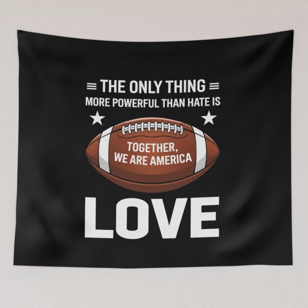 Item preview, The Only Thing More Powerful Than Hate is love,Anti Hate ,Anti Fascism designed and sold by Meryem Mamouni.