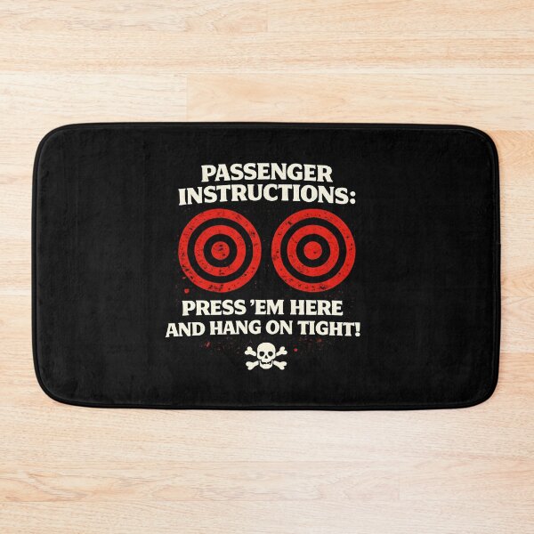 Item preview, Passenger Instructions Press Em Here and Hang On Tight  designed and sold by JODYSMORGAN.