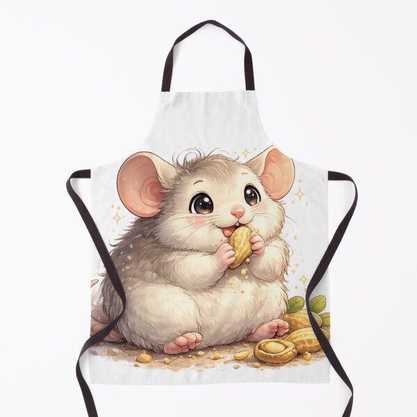 Item preview, Chubby Happy Dumbo Rat Eating a Peanut designed and sold by SpicyWind.